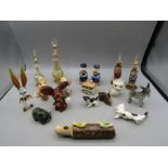 small china and glass figurines
