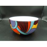Brian Wood Ceramic Artists handpainted bowl 'Ventura', signed to base