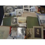 A collection of local interest photographs and postcards/correspondences relating to the Stibbons
