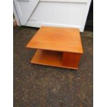 Retro G-Plan style coffee table TOP 79cm x 79cm approx