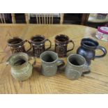7 Pottery cups