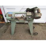 Warco electric metal cutting bandsaw from house clearance