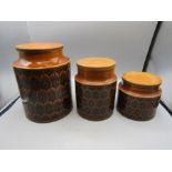 Hornsea 'Heirloom' graduating storage jars