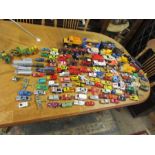 Box of mainly Die-cast vehicles including Matchbox