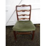 Antique ladder back chair