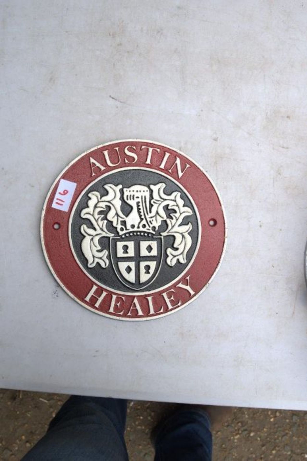 Austin healey plaque