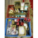 Haberdashery- 2 crates of various items