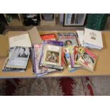 Box of Royal Family related books, albums and magazines