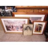 4 framed pictures