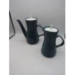 Poole pottery teapot and jug