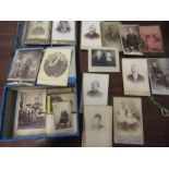 A box Victorian photographs approx 55
