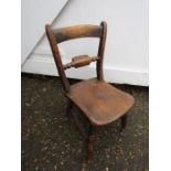 Children's 19th century chair with Elm seat