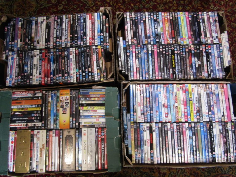 4 boxes dvds