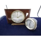 Metamec retro clock and Smiths car clock