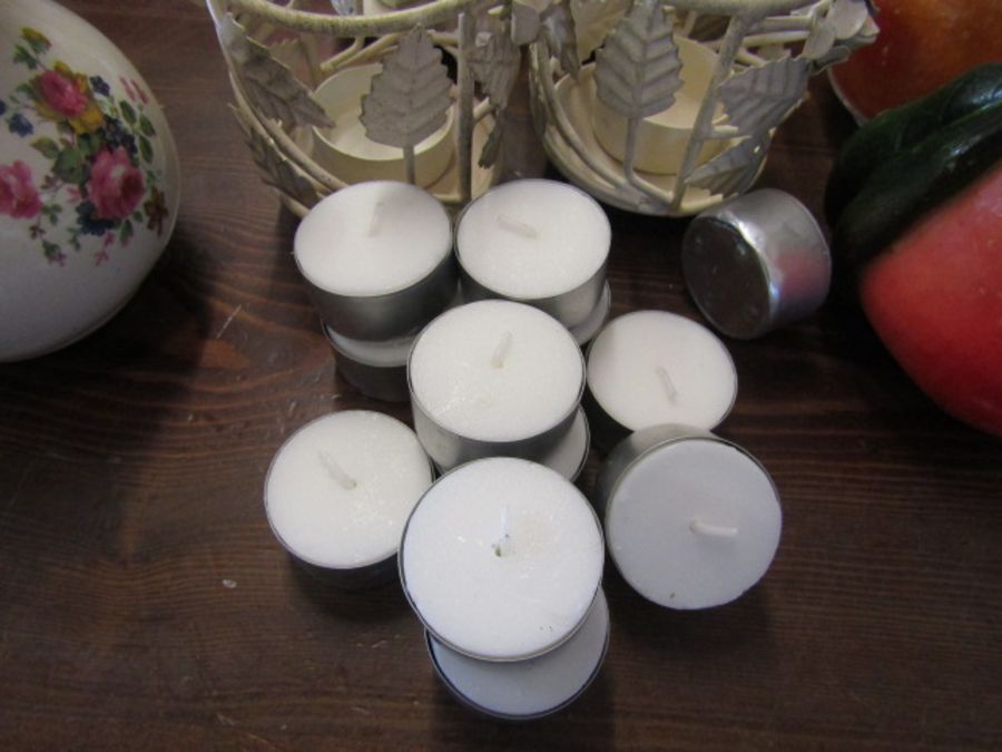 Yankee candles, scented candles, candle holders, tea lights etc - Image 6 of 7