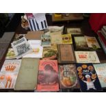 A collection of vintage booklets including Beatles song book