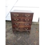 Commode in the form of a chest of drawers H68cm W55cm D42cm approx