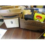 Art boxes and a box of accessories