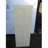 Painted single door wardrobe H169cm W61cm D45cm approx