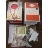 Penguin book cover postcards in box set and Vogue iconic covers postcards in box set plus a couple