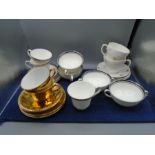 Collection of part tea services etc to incl Royal