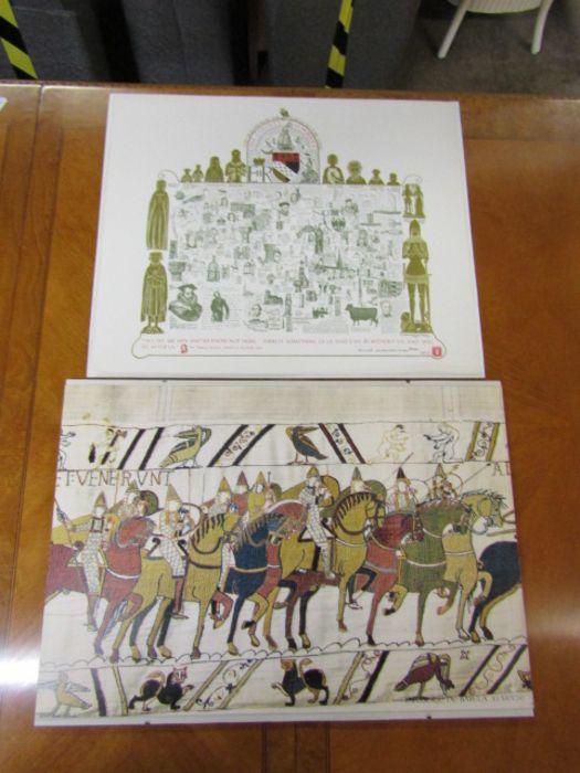 Limited numbered Norfolk print and Bayeux Tapestry print