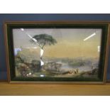 James T. Willamore A.R.A after J.M Turner 'childe Harolds pilgramige Italy' hand coloured