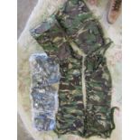 6 new pairs of camouflage trousers in various sizes