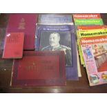 Royal books and leaflets, plus some 1961 homemakers magazines