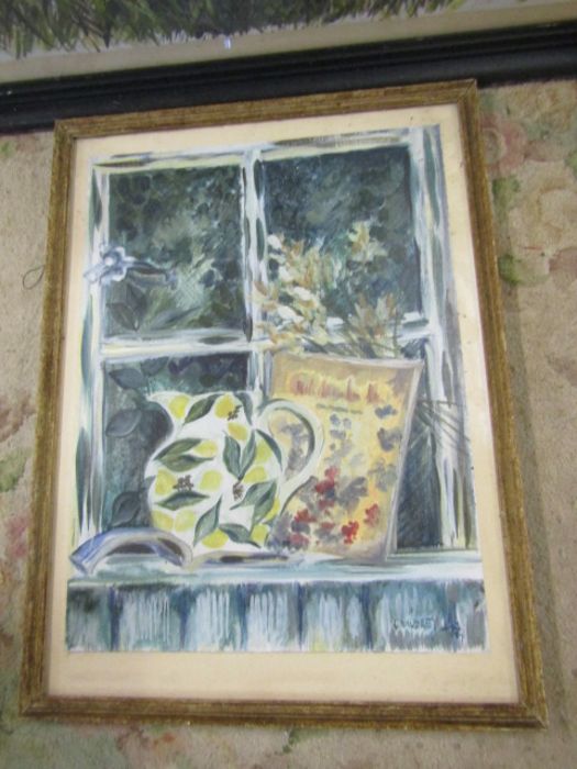 2 Framed floral paintings - Image 2 of 5