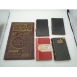 The Grocers Gazette Diary for 1912 plus account books from 1915, 1919, 1920 and 1931 for local