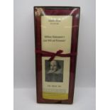 Shakespeare's last will and testament. limited edition no 574 of 5000 in box