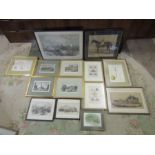 14 framed prints