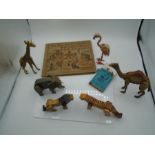 Victorian Childs Toys - To include 'Happy Families' card game, a 'Hey diddle diddle picture book'