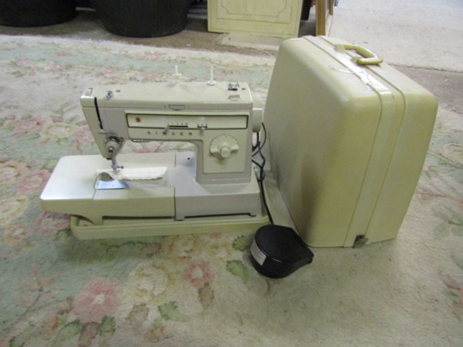 Singer electric sewing machine in case