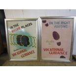 2 Vocational guidance framed prints