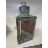 A vintage triangular lantern