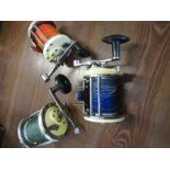 2 x Mitchell multipliers and boat reel