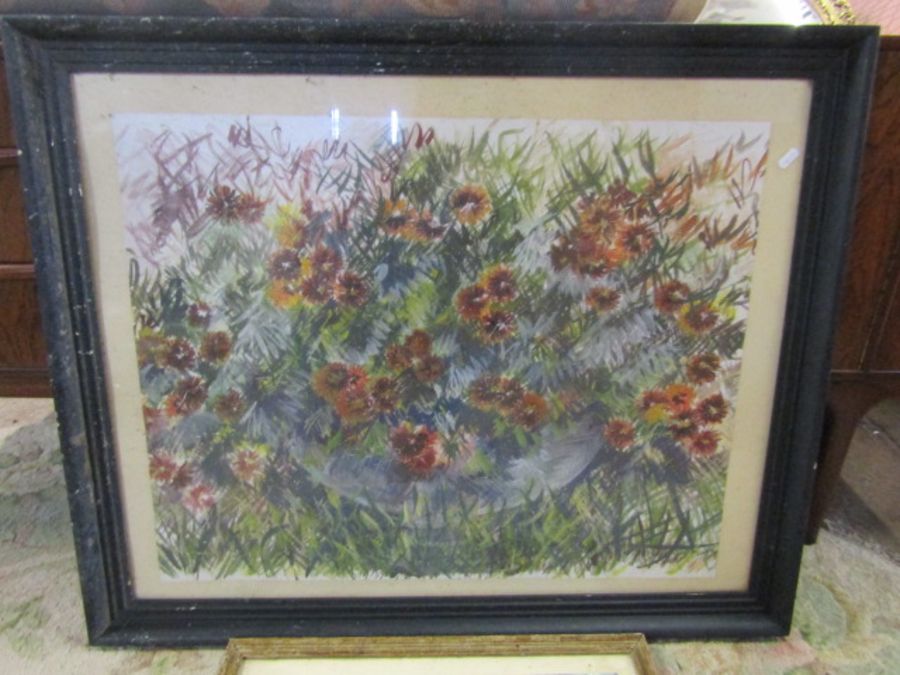 2 Framed floral paintings - Image 4 of 5