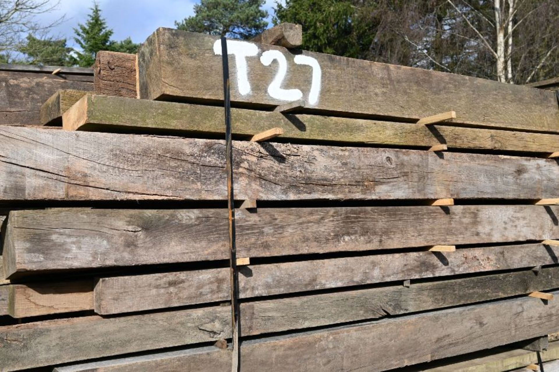 Pack of A/D Oak Beams 1.842m3 (T27)