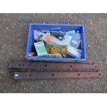 Ironmongery including large door hinges, door knocker and locks etc