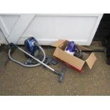 2 Cylinder vacuum cleaners with accessories from a house clearance