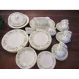 Royal Doulton 'Clairmont' dinner service for 6, comrising 6 dinner plates, 8 smaller plates, 6
