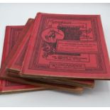 "Modern practical Farriery" Five volumes, complete with coloured illustrations of horses teeth,