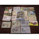 A collection of cigarette cards- booklets and loose collections