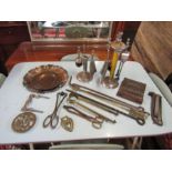 Mixed metal items including companion sets etc