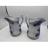 A pair of Victorian jugs