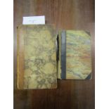 M de Beaumarchais Eugenie Drame - A Paris Mossy (1777), mottled boards, leather spine together