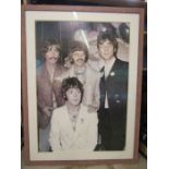 Large framed Beatles poster 34x46"
