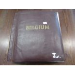 A Shaubek stamp album no. 82 All Belgium stamps from 1849-1960- cir and 1967-1980 un circ, several